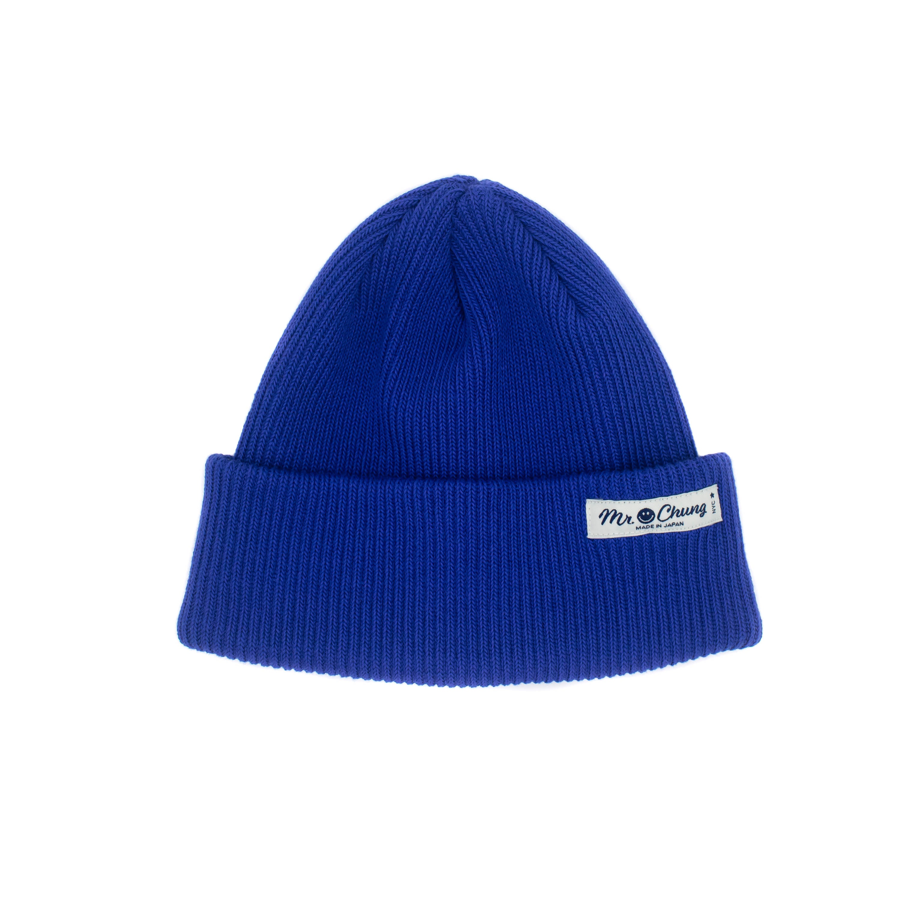 Blue off white beanie Clearance