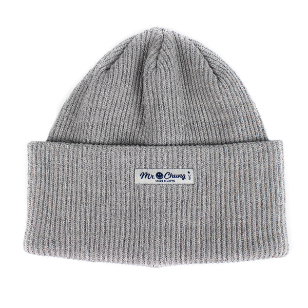 Mr. Chung Biggie Beanie - Grey heather