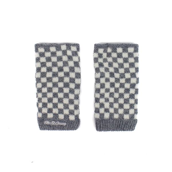 Mr. Chung Checker Hand Warmers - Grey