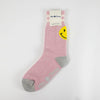 Mr. Chung Happy Socks - Pink Melange With Ivory Stripe