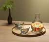 Nebuta Speckled Glass Sake Set - Multi color