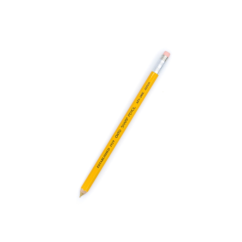 Ohto - Wooden Mechanical Pencil 0.5MM - Yellow - November 19 Market