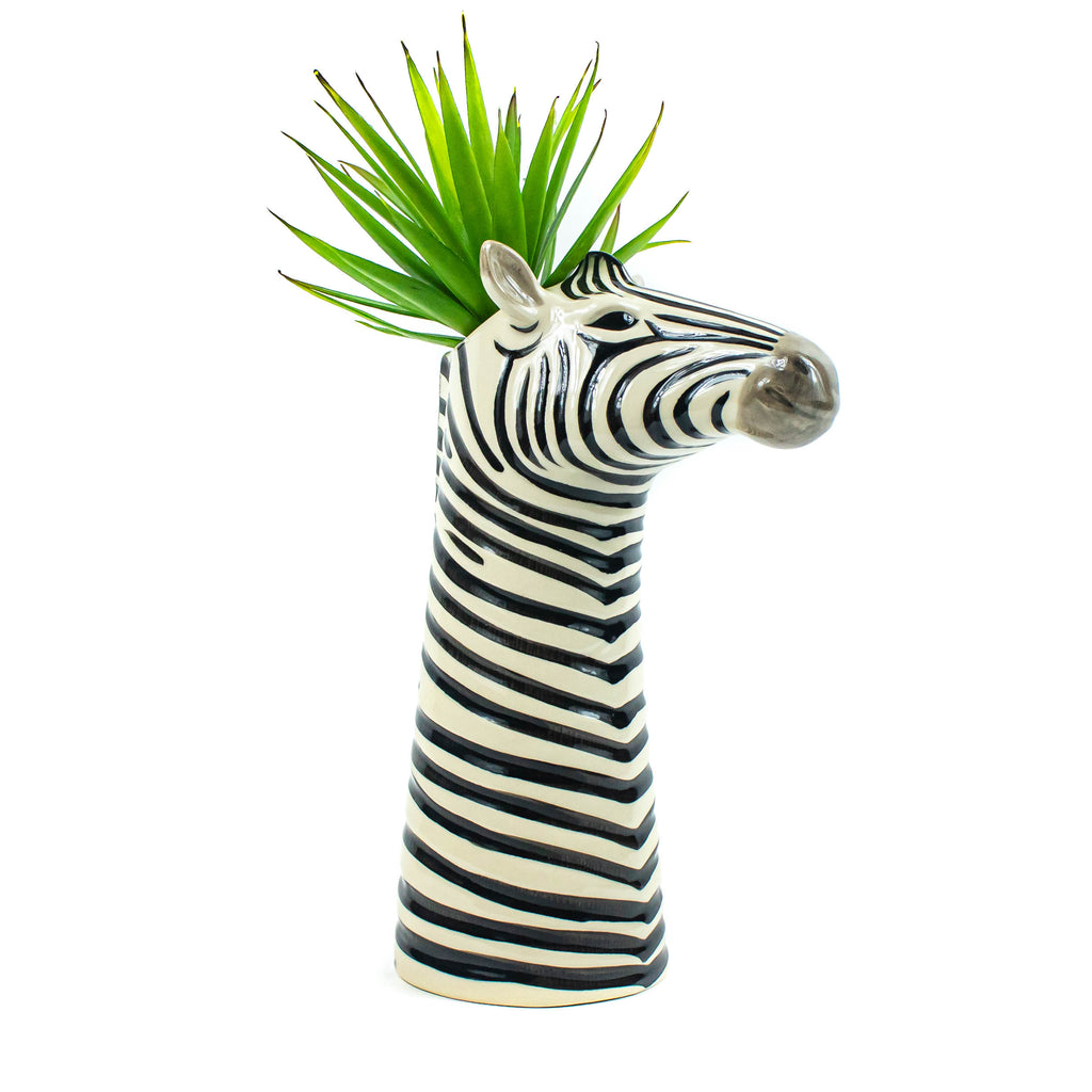 Quail - Zebra Vase - Large