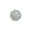 Smooth Flower Shape Plate - White