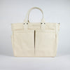 Threadline Seven-pocket Tool Tote With Shoulder Strap - Off White
