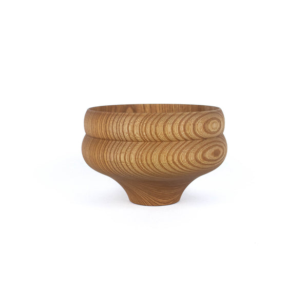 Tsumugi Wooden Bowl - Hisago - Natural