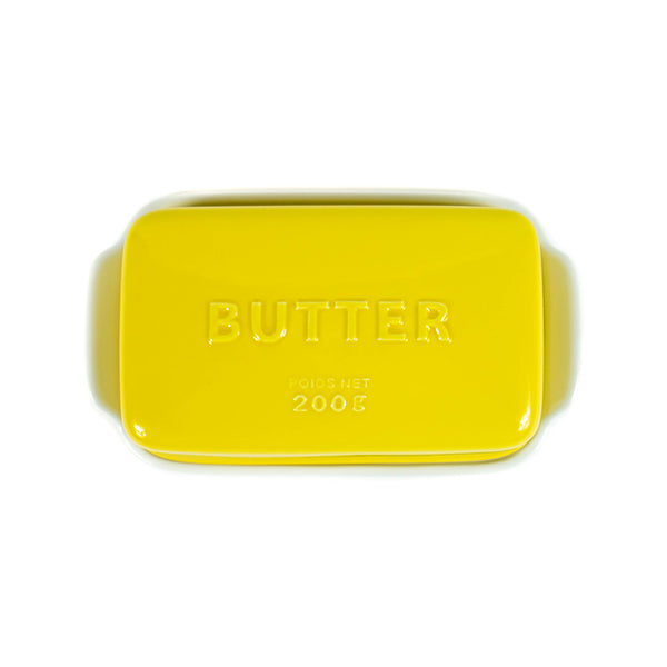 Yellow Rectangle Butter Dish