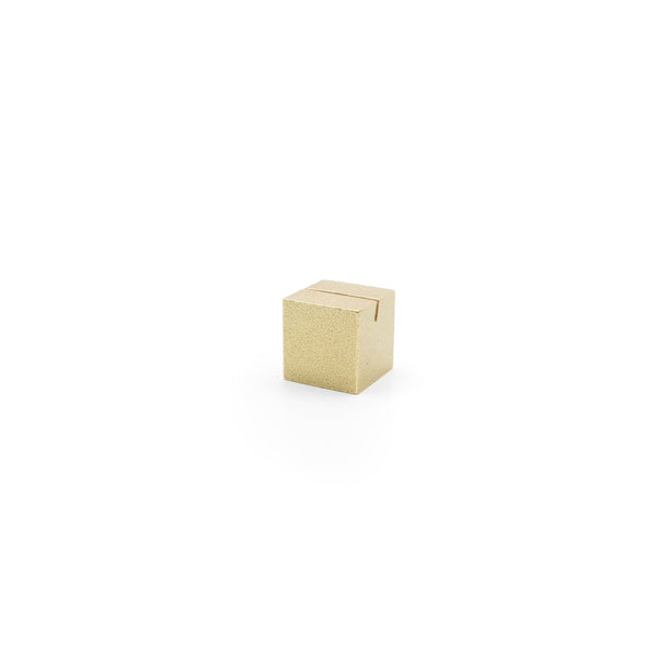 Brass Cube Card Holder - November 19 Market
