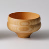 Tsumugi Wooden Bowl - Hisago - Natural