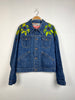 The Falls - Embroidered tiger/star motif denim jacket