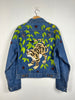 The Falls - Embroidered tiger/star motif denim jacket