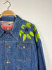 The Falls - Embroidered tiger/star motif denim jacket