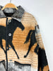 Farewell Frances - Vintage Wool Blanket Jacket - Horse Print