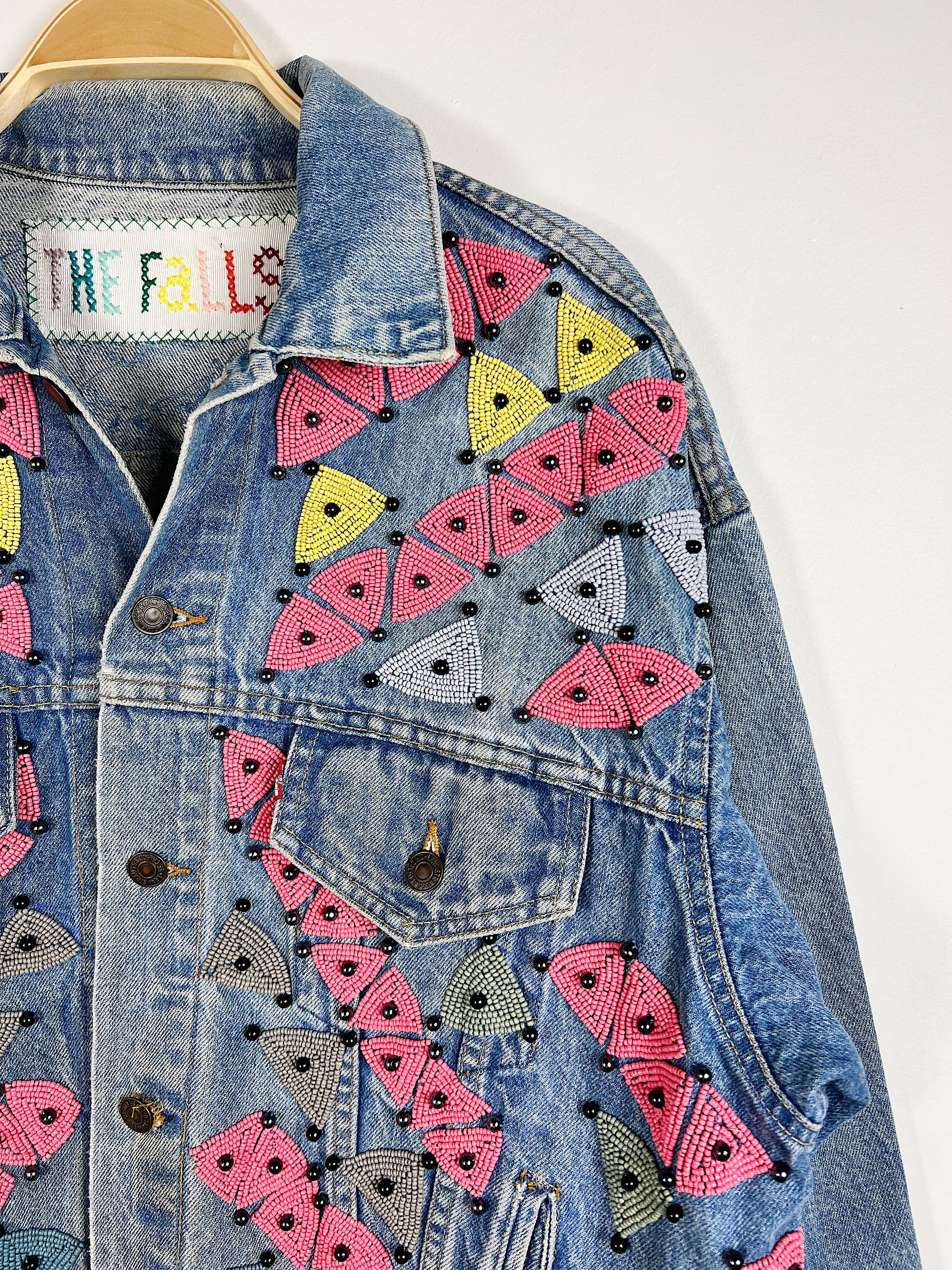 Patchwork Jean Jacket, Multi colour, PRE-ORDER