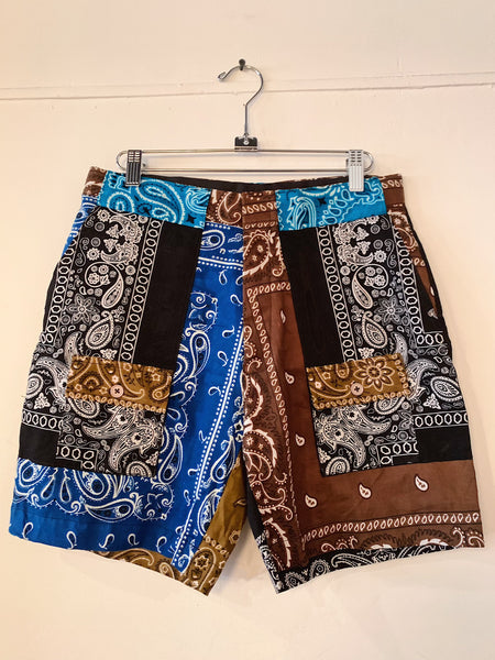 Patchwork Bandana Short - 003