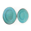 Turquoise Oval Matte Plate - Japan